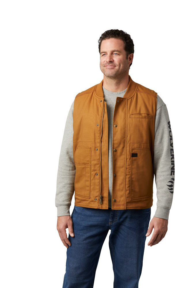 Wolverine Men&#39;s Guardian Cotton Work Vest - Work World - Workwear, Work Boots, Safety Gear