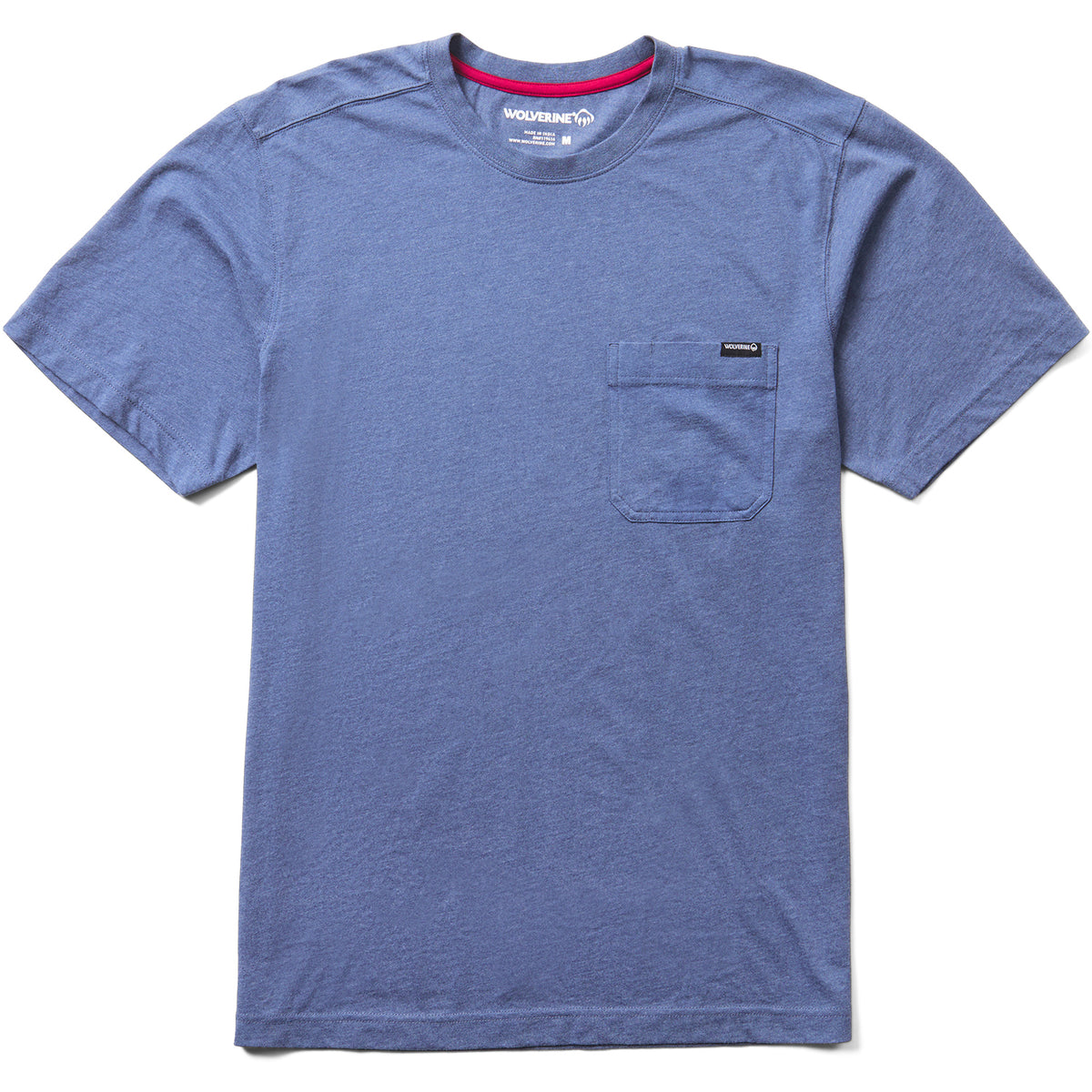 Wolverine Men's Classic Pocket Short Sleeve T-Shirt T-Shirts Wolverine Vintage Indigo 2XL Reg