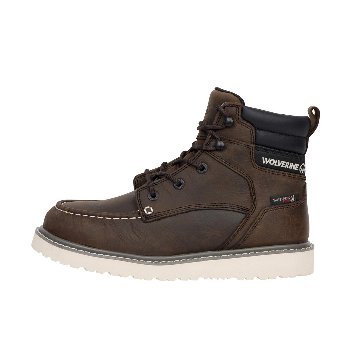 Wolverine Men's Trade Wedge 6" Moc-Toe Soft Toe Work Boot