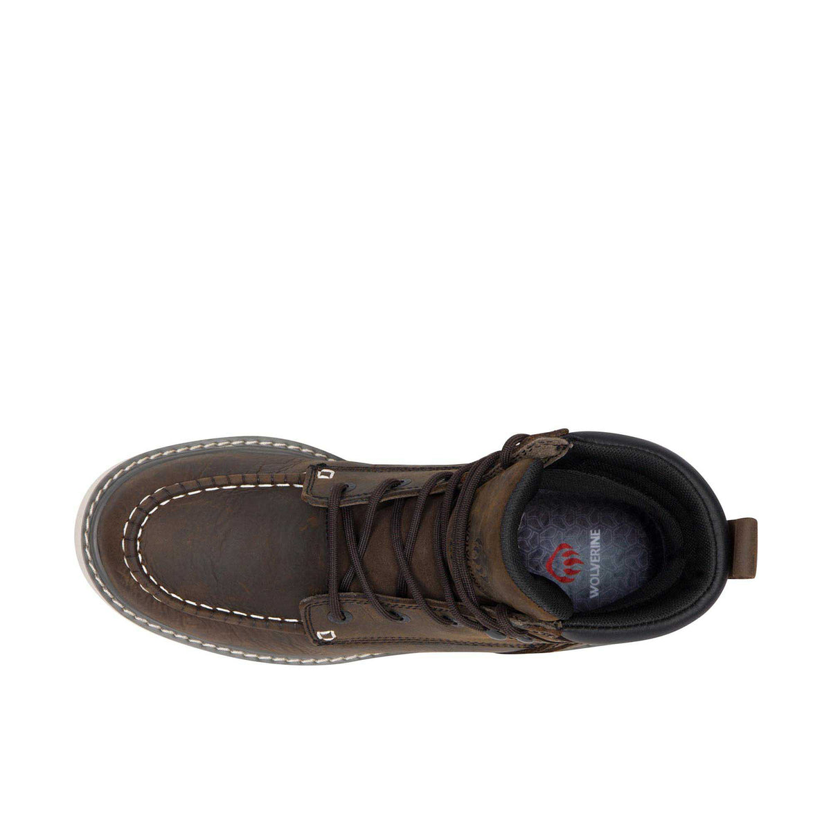 Wolverine Men's Trade Wedge 6" Moc-Toe Soft Toe Work Boot