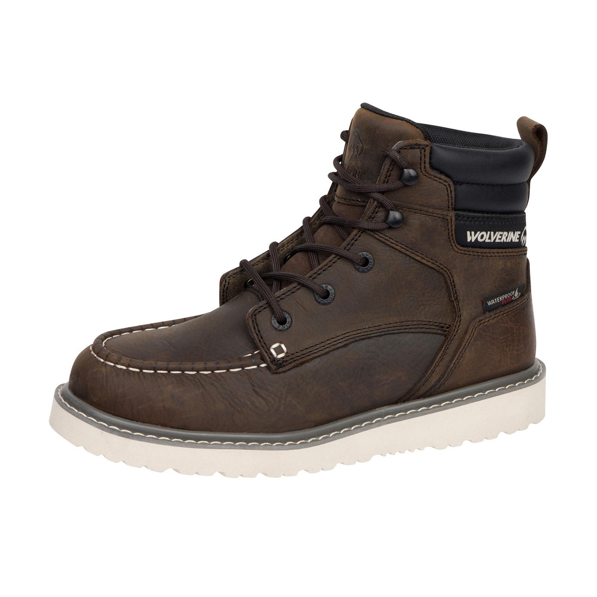Wolverine Men's Trade Wedge 6" Moc-Toe Soft Toe Work Boot