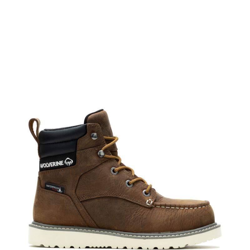 Wolverine Women's Trade Wedge 6" Moc-Toe Steel Toe Work Boot - Work World - Workwear, Work Boots, Safety Gear