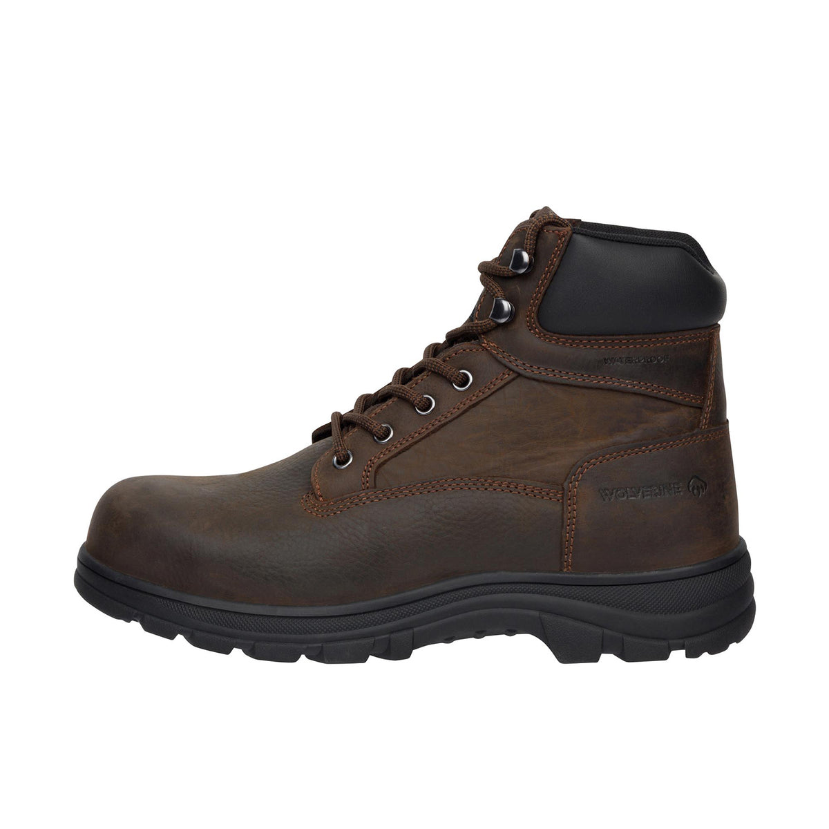 Wolverine Men's Carlsbad Waterproof 6" Steel-Toe Work Boot Work Boots Wolverine