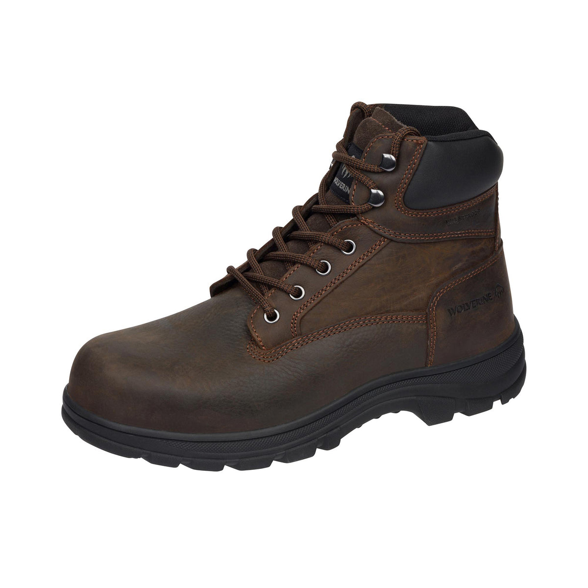 Wolverine Men's Carlsbad Waterproof 6" Steel-Toe Work Boot Work Boots Wolverine