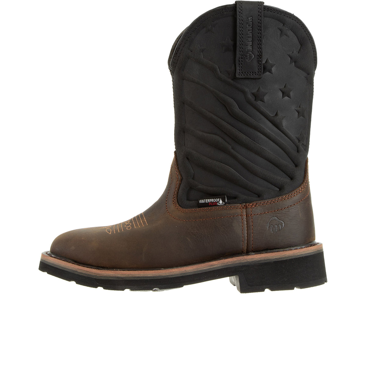Wolverine Men's Rancher Flag LX Steel-Toe Wellington Work Boot Work Boots Wolverine