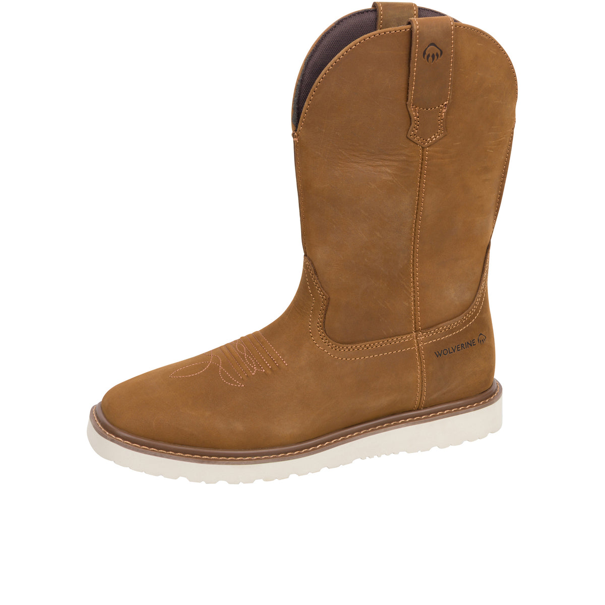 Wolverine Men's Bronc Wedge Pull-On Work Wellington Work Boots Wolverine