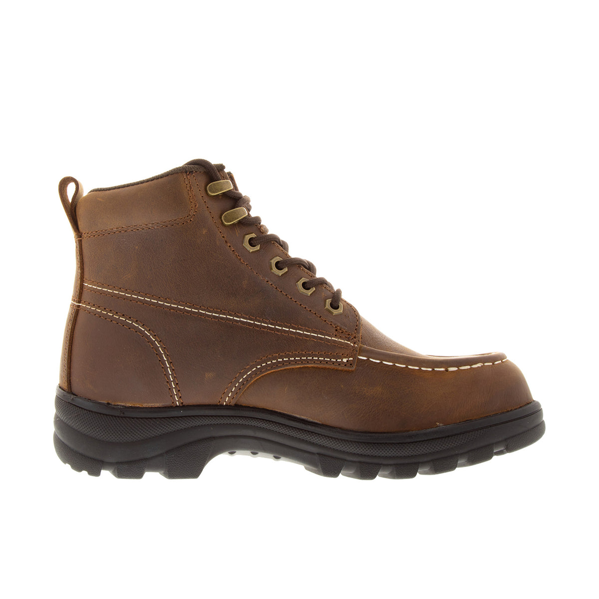 Wolverine Men's Carlsbad 6" Moc-Toe Steel-Toe Work Boot Work Boots Wolverine Sudan Brown 10 M