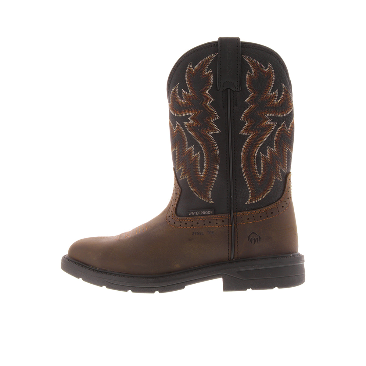 Wolverine Men's Rancher Level Steel-Toe Pull-On Work Wellington Work Boots Wolverine