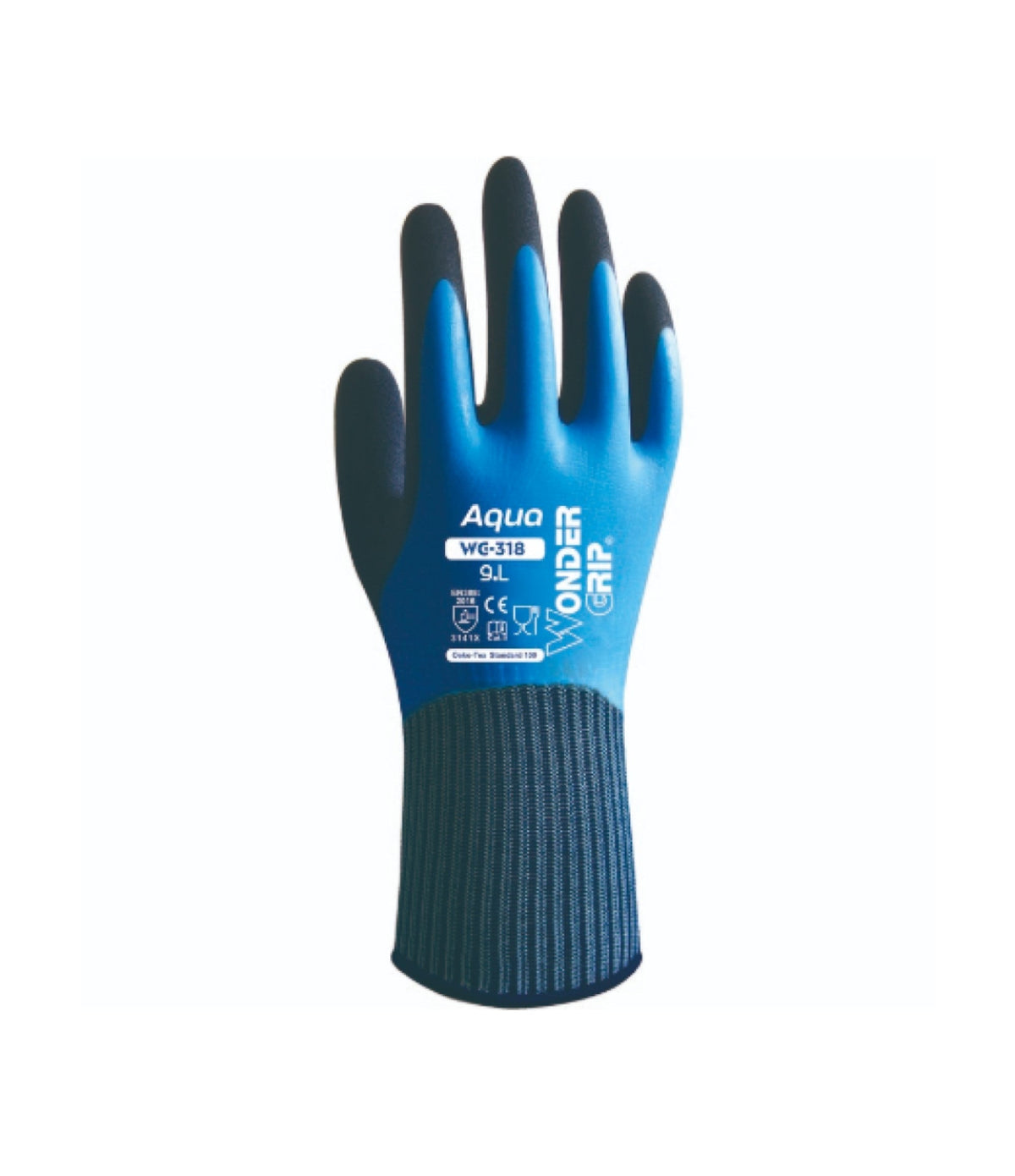 Wonder Grip Double Dipped Unlined Glove Gloves Wonder Grip Blue 2XL Reg