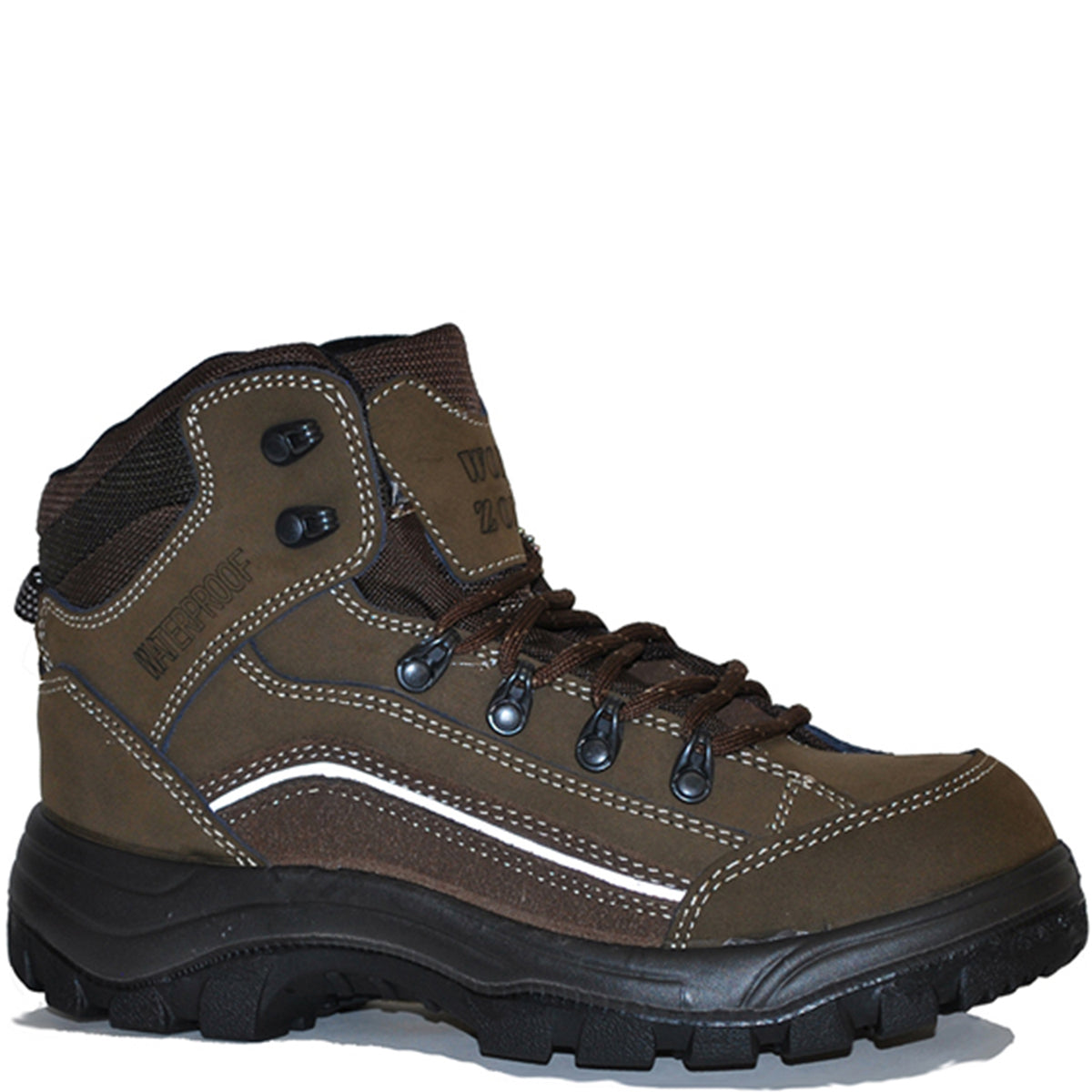 Work Zone Men's 6" Waterproof Nubuck Leather Hiker Soft Toe Work Boot