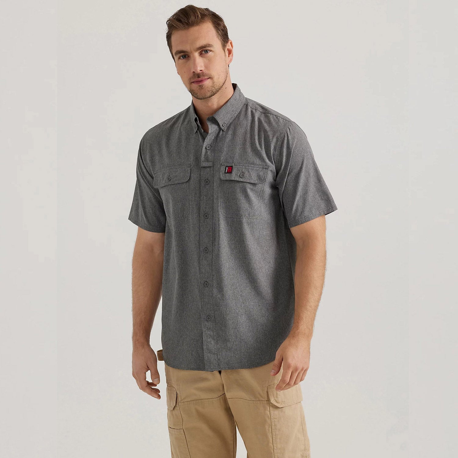 Wrangler® RIGGS® Men's Lightweight Moisture-Wicking Short Sleeve Work Shirt - Work World - Workwear, Work Boots, Safety Gear