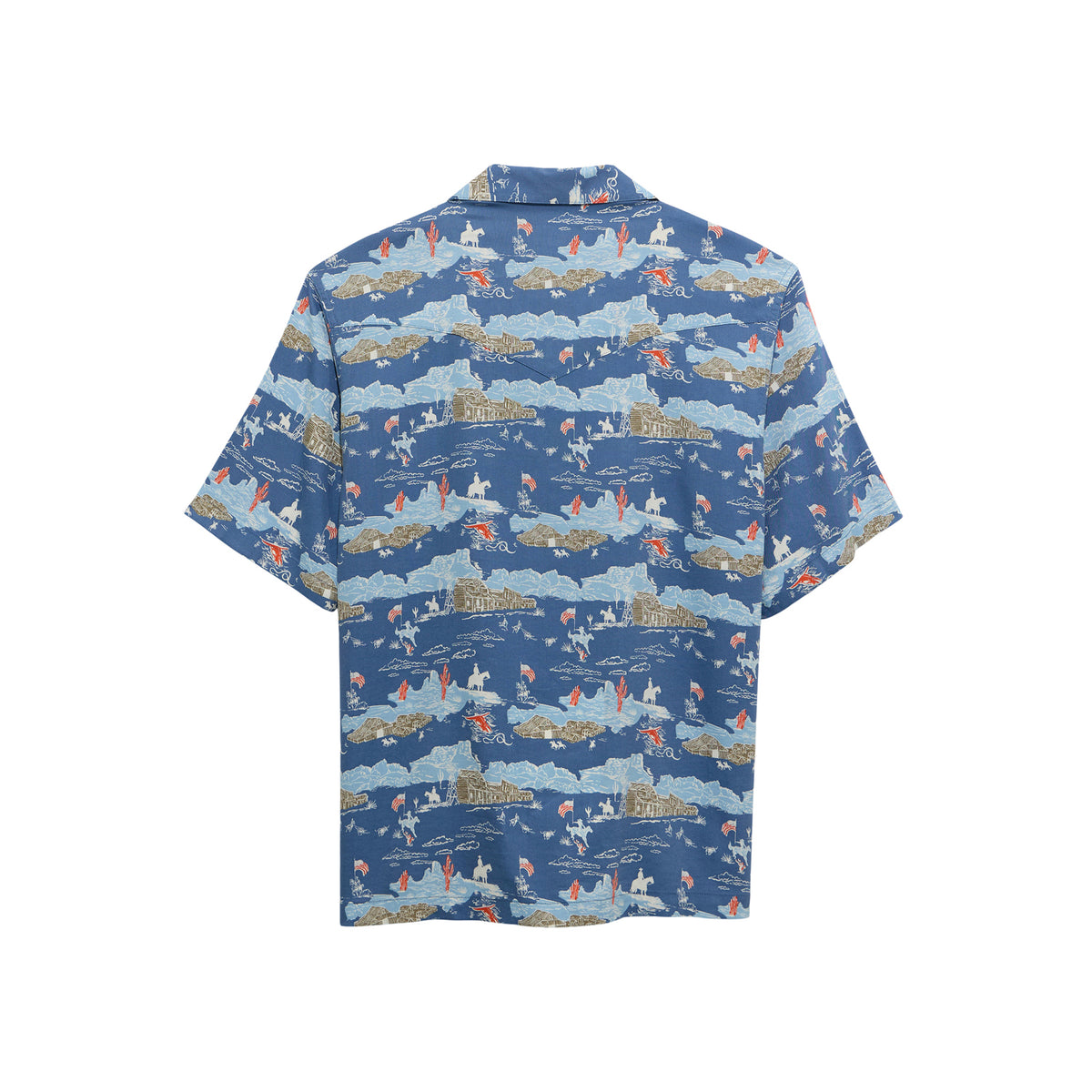 Wrangler Men's Coconut Cowboy Camp Shirt Work Shirts Wrangler