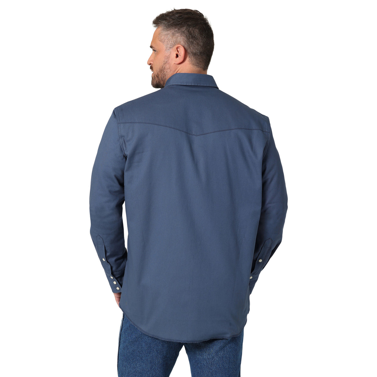 Wrangler Men's Flannel Lined Snap Front Work Shirt Work Shirts Wrangler