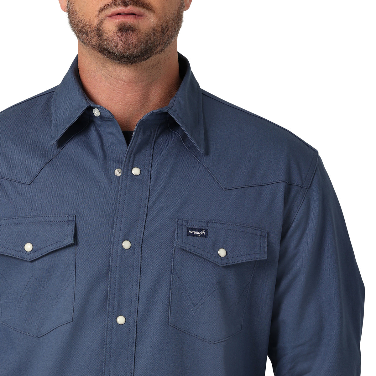 Wrangler Men's Flannel Lined Snap Front Work Shirt Work Shirts Wrangler