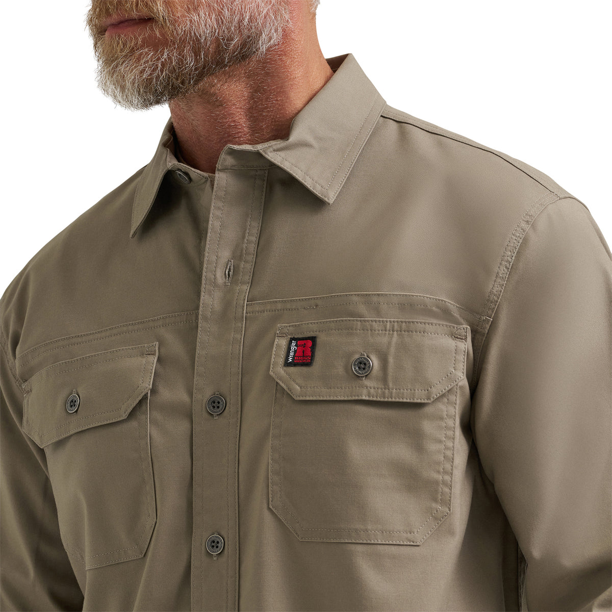 Wrangler Men's RIGGS Workwear® Ground Cloth Work Shirt Work Shirts Wrangler RIGGS