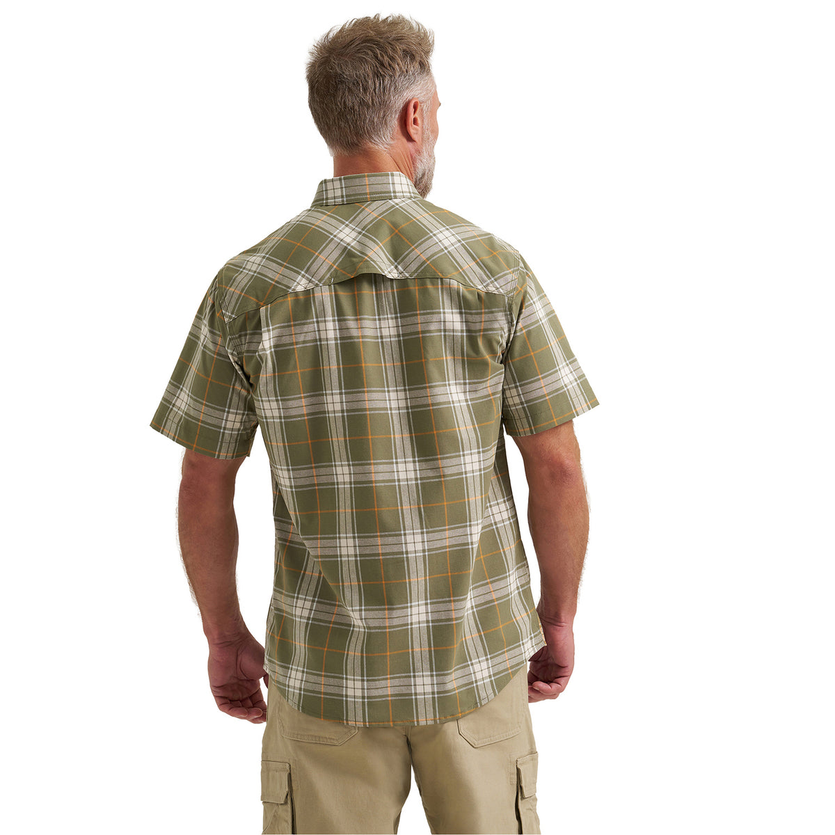Wrangler Men's RIGGS Workwear® Foreman Plaid Work Shirt Work Shirts Wrangler RIGGS
