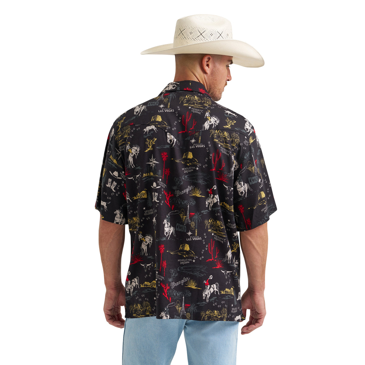 Wrangler Men's Coconut Cowboy Camp Shirt