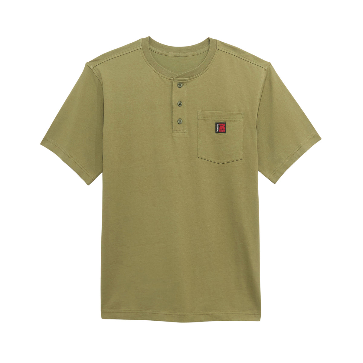 Wrangler Men's RIGGS Workwear® Short Sleeve Relaxed Henley Work Shirts Wrangler RIGGS