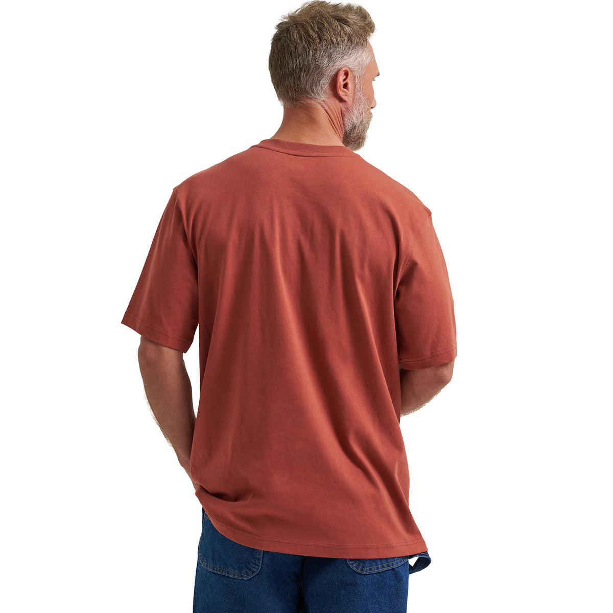 Wrangler Men's RIGGS Workwear® Short Sleeve Relaxed Henley Work Shirts Wrangler