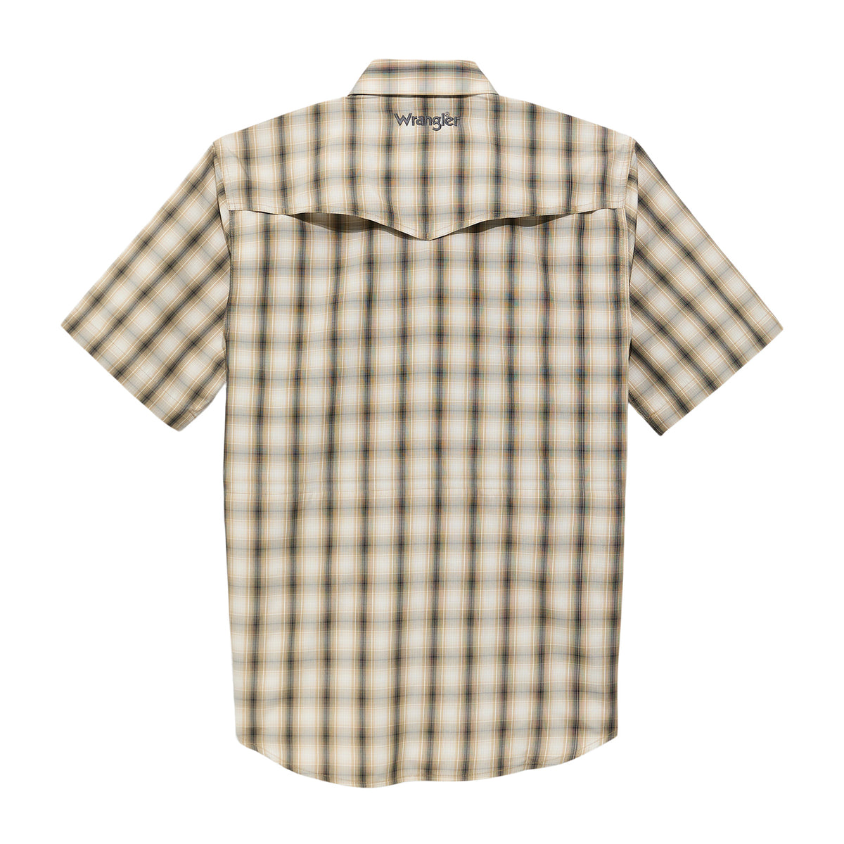 Wrangler Men's All Terrain Gear Men's Plaid Performance Shirt Work Shirts Wrangler