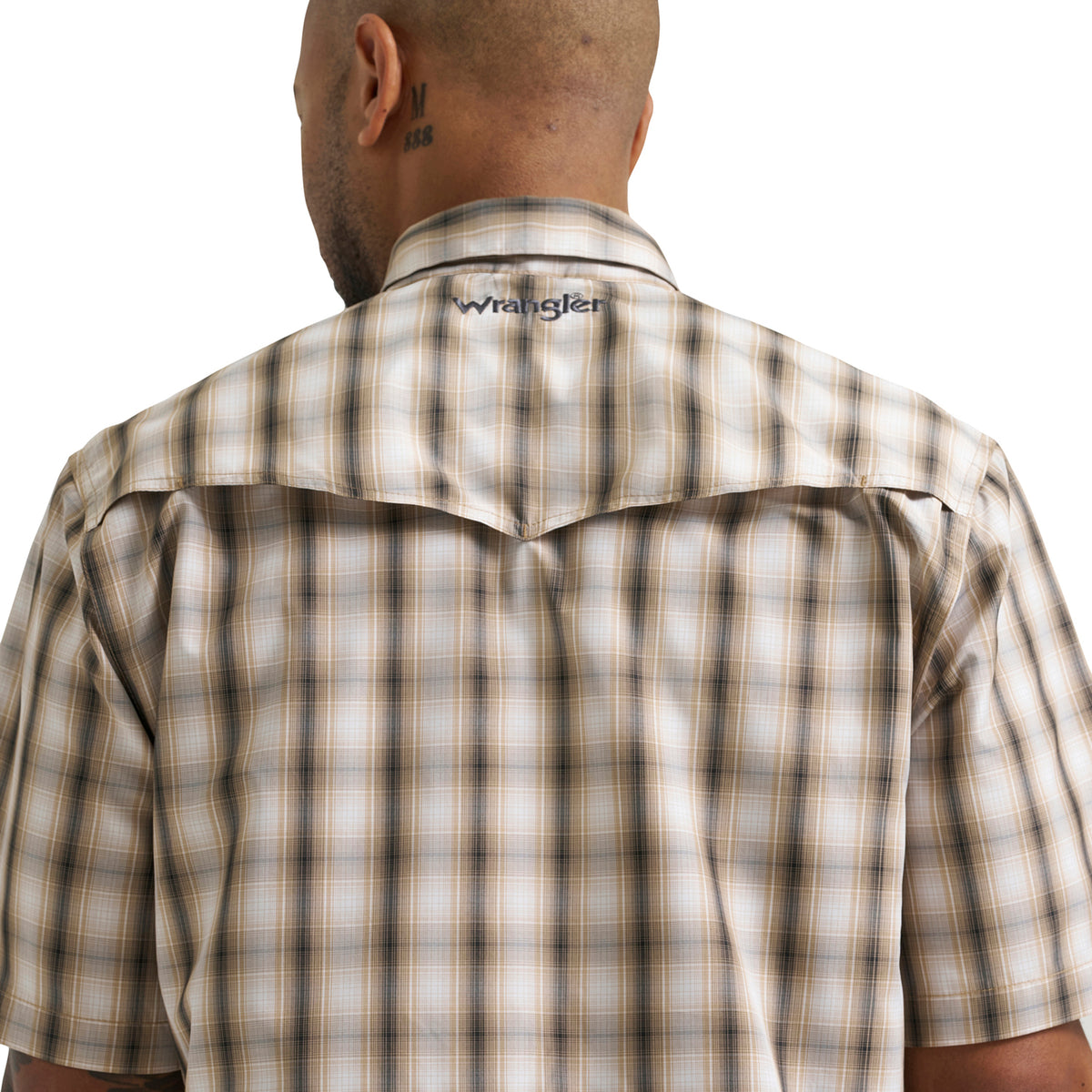 Wrangler Men's All Terrain Gear Men's Plaid Performance Shirt Work Shirts Wrangler