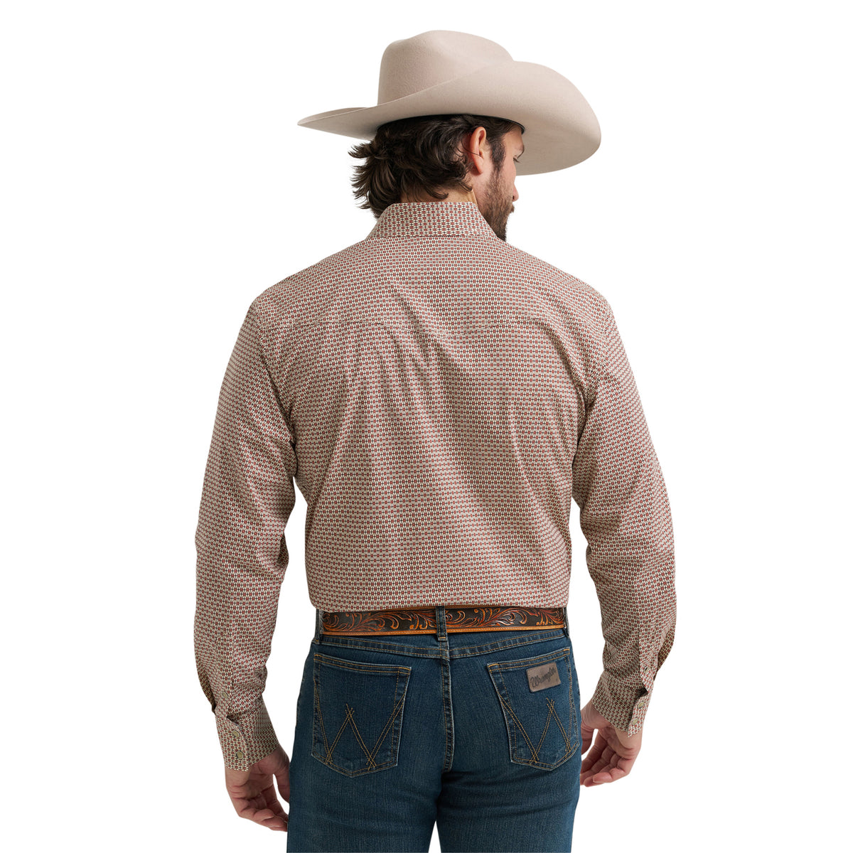 Wrangler Men's 20X Competition Advanced Comfort Long Sleeve Two Pocket Western Snap Shirt