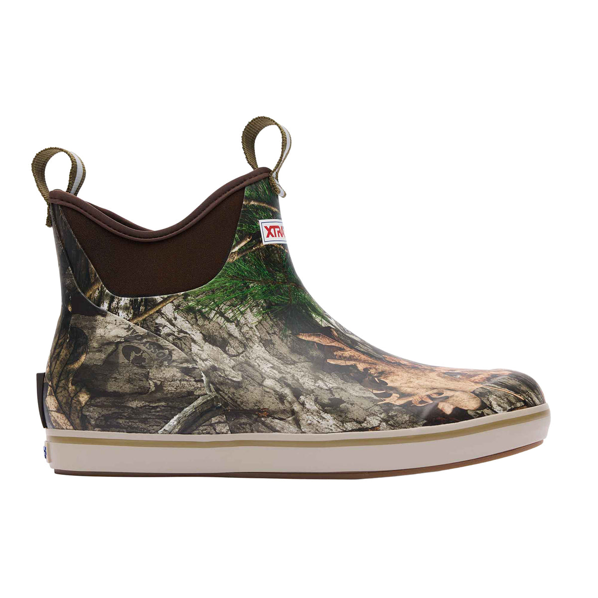 XTRATUF Men's Mossy Oak Country DNA Ankle Deck Boot Rubber Boots XTRATUF Mossy Oak Country DNA 10 M