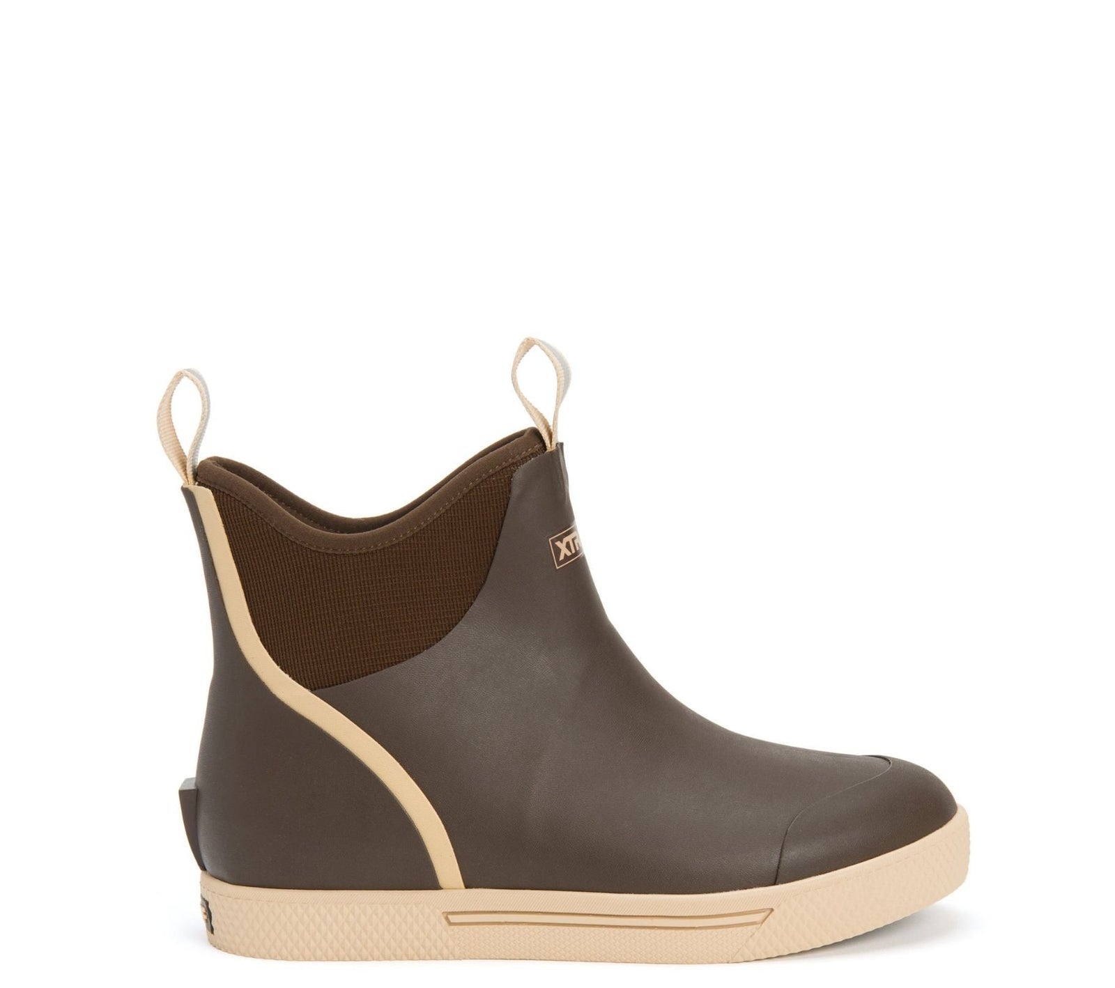 XTRATUF® Men's Wheelhouse 6" Waterproof Ankle Deck Boot_Brown - Work World - Workwear, Work Boots, Safety Gear