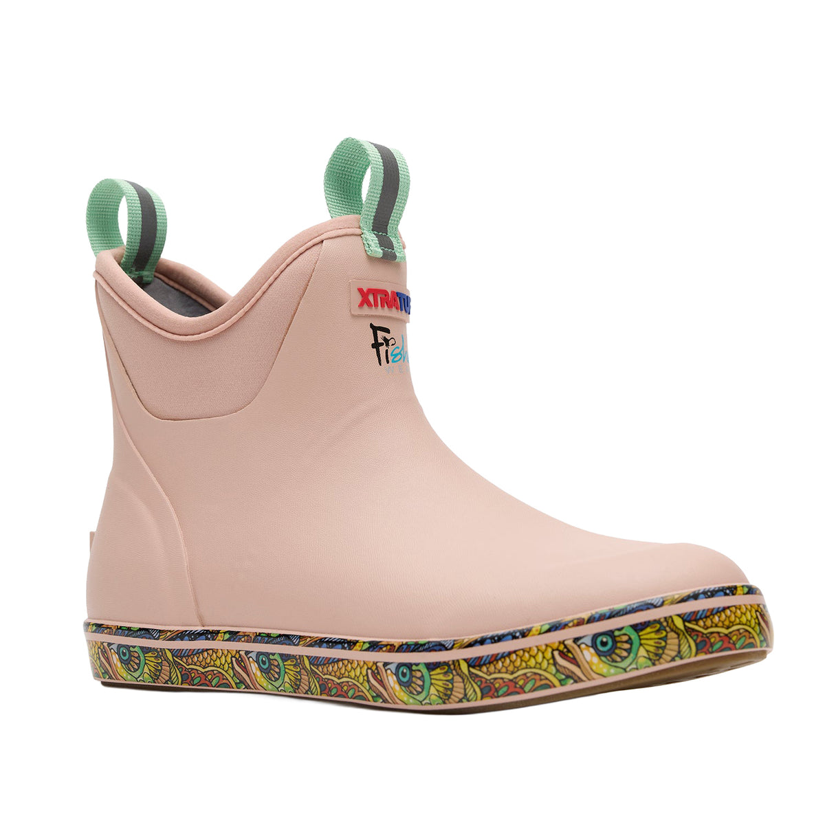 XTRATUF Women's FisheWear Ankle Deck Boot Rubber Boots XTRATUF