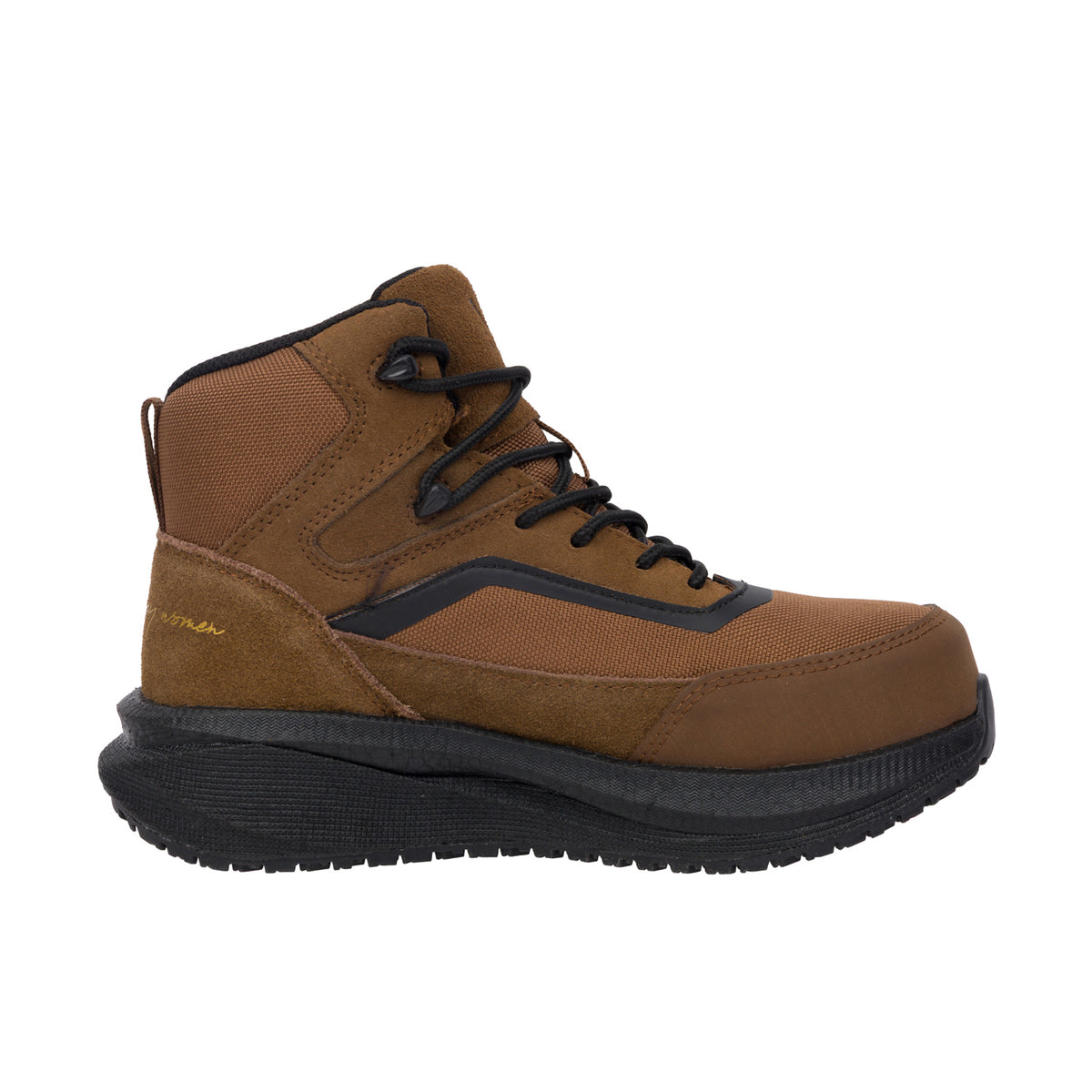 Xena Women's Luna Athletic Puncture Resistant Comp Toe Work Shoe Work Shoes Xena Dusk Brown 10 M