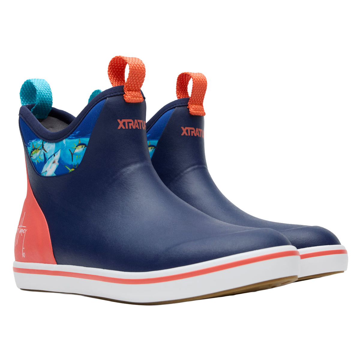 XTRATUF Men's Ankle Deck Boot Guy Harvey