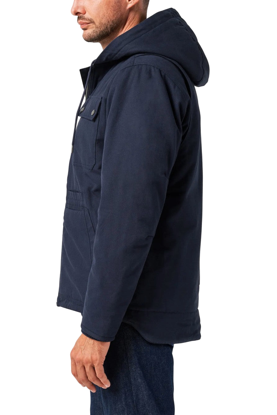 Lucky Brand Workwear Men's Canvas Chore Sherpa Lined Hooded Coat - Work World - Workwear, Work Boots, Safety Gear