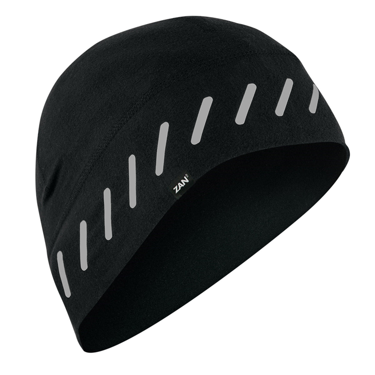 ZAN Headgear Sportflex® UPF50+ Helmet Liner/Beanie_Reflective Black