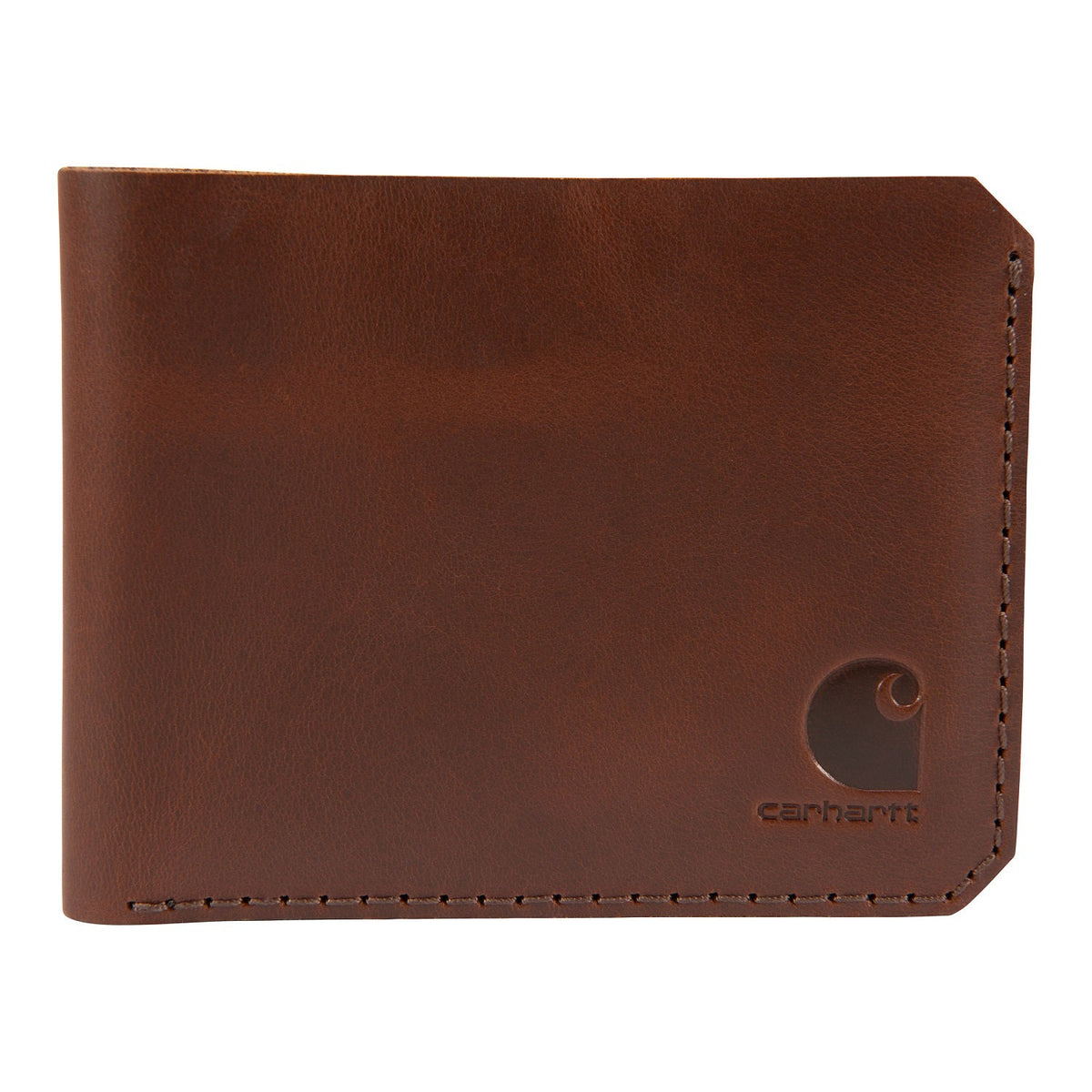 Carhartt Craftsman Leather Logo Bifold Wallet Wallets Carhartt