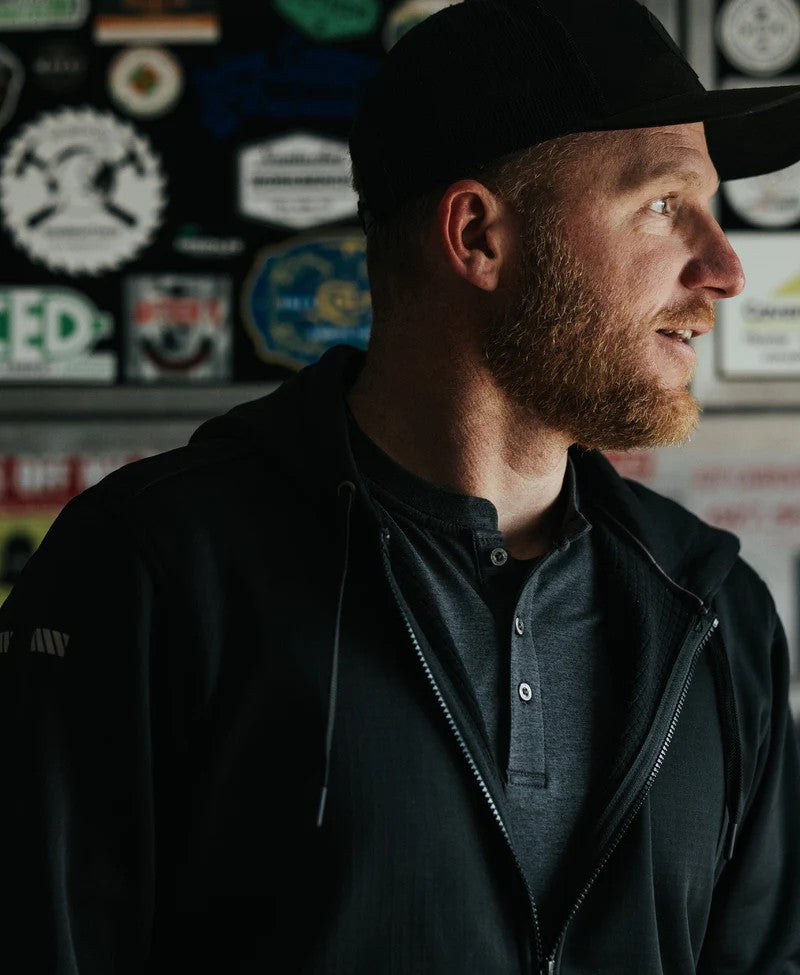 TRUEWERK Men's B2 Midweight Henley Long Sleeve Shirt - Work World - Workwear, Work Boots, Safety Gear