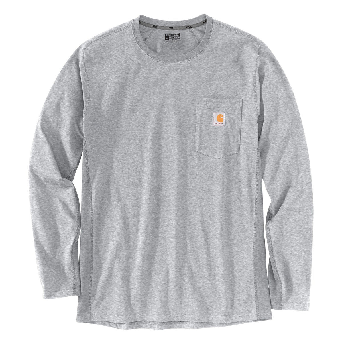 Carhartt Men's Force® Relaxed Fit Long Sleeve Pocket T-Shirt Long Sleeve T-Shirts Carhartt