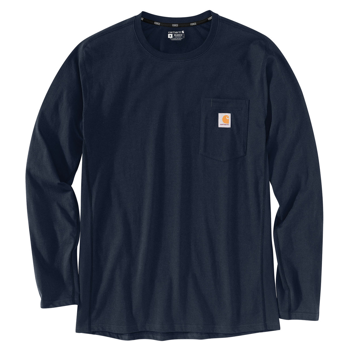 Carhartt Men&#39;s Force® Relaxed Fit Long Sleeve Pocket T-Shirt - Work World - Workwear, Work Boots, Safety Gear