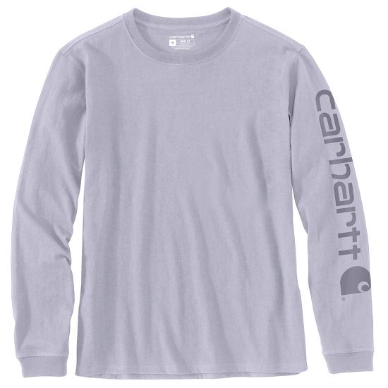 Carhartt Women's Dearborn Loose Logo Long Sleeve T-Shirt Long Sleeve T-Shirts Carhartt