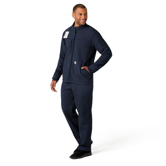 Carhartt Men's Rugged Flex® Modern Fit Bonded Fleece Jacket Scrubs Carhartt