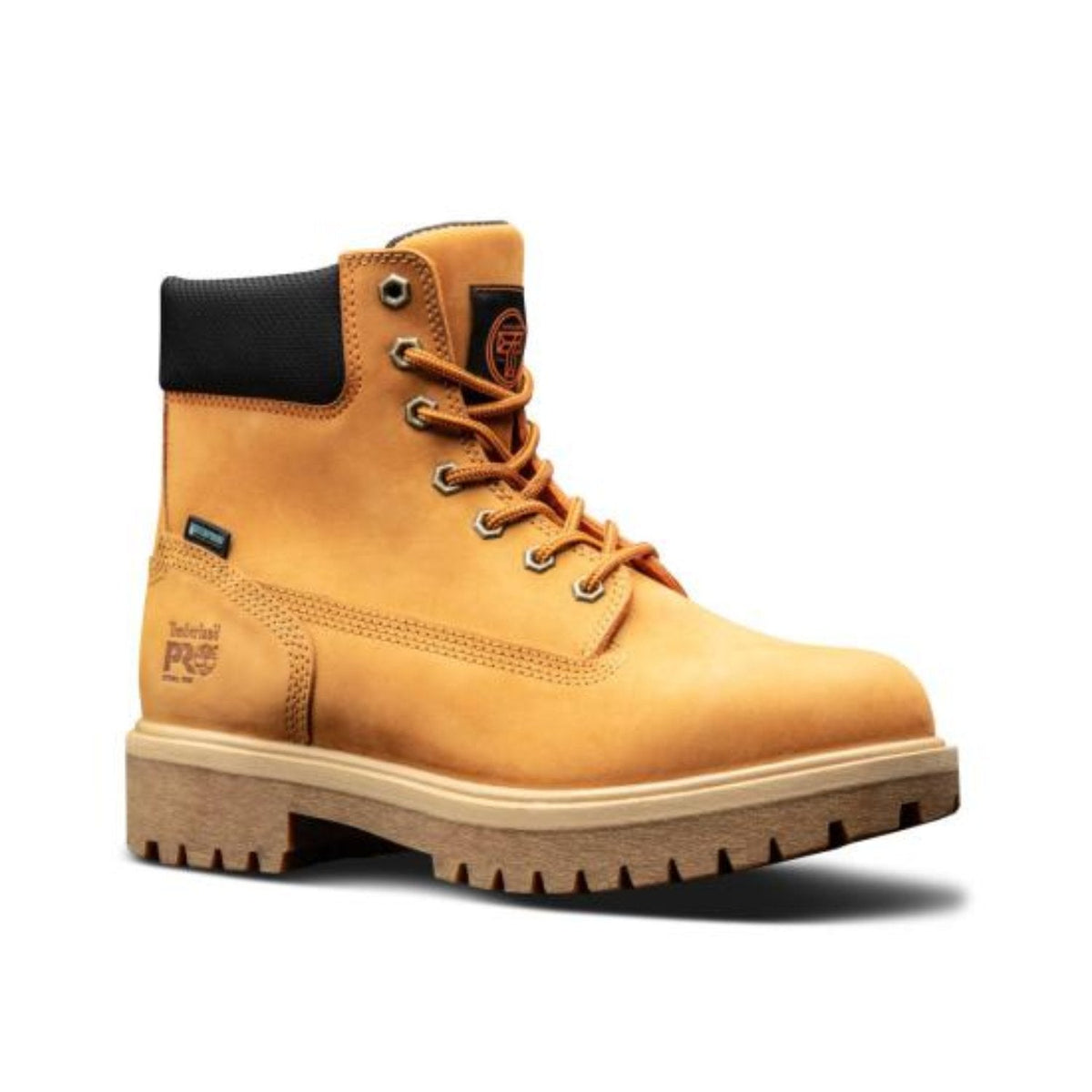 Timberland PRO Direct Attach 6" Waterproof EH Insulated Steel Toe Boot Work Boots Timberland PRO Wheat 11 M