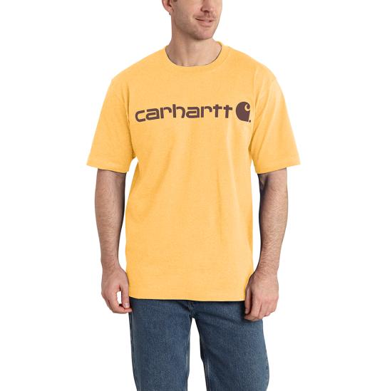 Carhartt Men's Signature Logo Short Sleeve T-Shirt - Work World - Workwear, Work Boots, Safety Gear