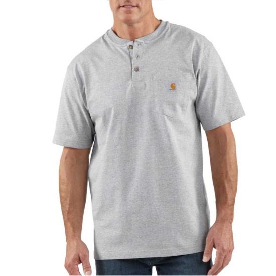 Carhartt Men's Pocket Henley Short Sleeve T-Shirt - Work World - Workwear, Work Boots, Safety Gear