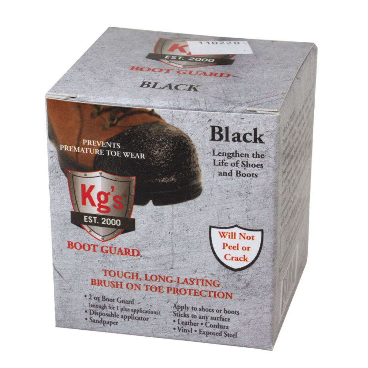KG`s Boot Guard Boot Guard Brush On Protection 2oz Footwear Care KG`s Boot Guard Black OS