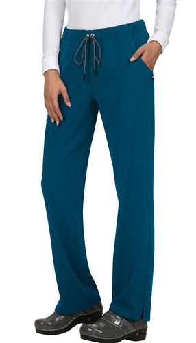 koi Women's Everyday Hero 5 Pocket Scrub Pant_Caribbean Blue - Work World - Workwear, Work Boots, Safety Gear