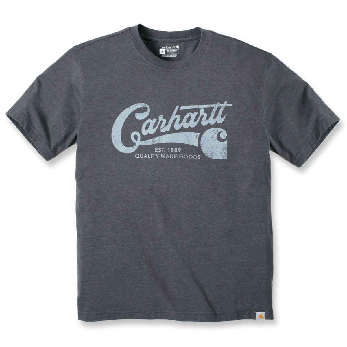 Carhartt Men's Relaxed Fit Lightweight Graphic Short Sleeve T-Shirt T-Shirts Carhartt Carbon Heather 2XL Reg