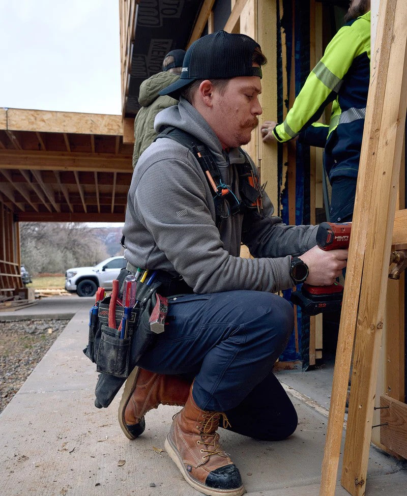 TRUEWERK Men's M2 Grid Pullover Lighweight Hoodie - Work World - Workwear, Work Boots, Safety Gear