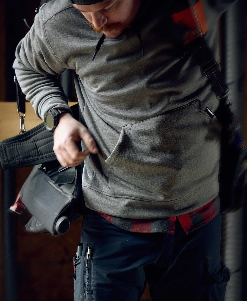 TRUEWERK Men's M2 Grid Pullover Lighweight Hoodie - Work World - Workwear, Work Boots, Safety Gear