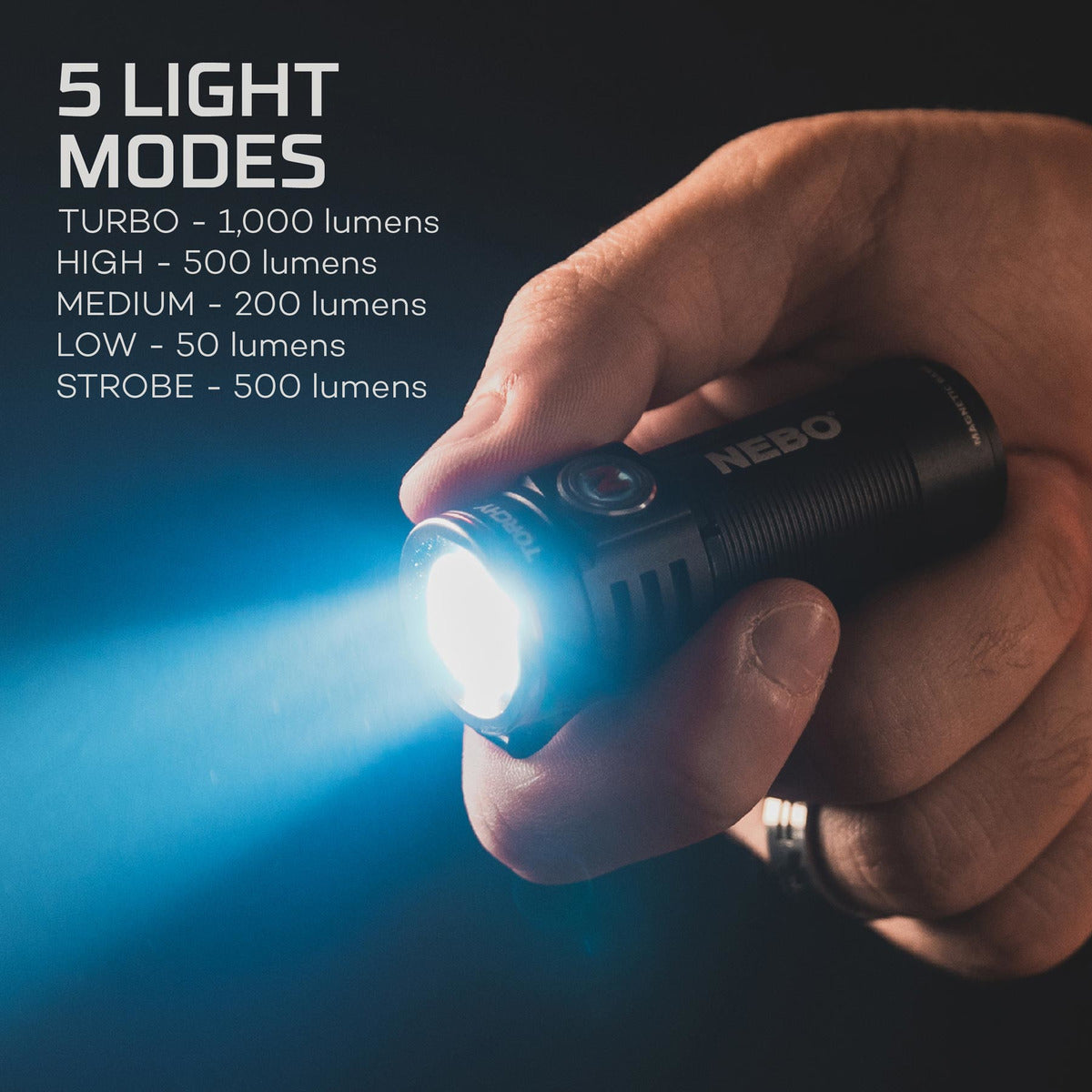 NEBO Torchy Rechargeable Pocket Flashlight - Work World - Workwear, Work Boots, Safety Gear