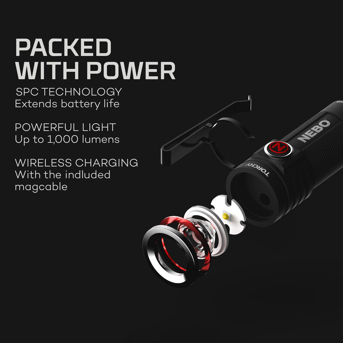 Nebo Torchy Rechargeable Flashlight