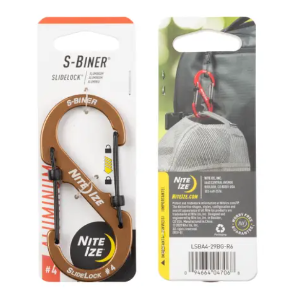 Nite Ize S-Biner® Slidelock® Aluminum #4 - Work World - Workwear, Work Boots, Safety Gear